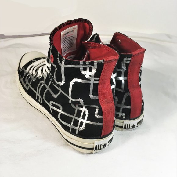 Limited Edition Converse Chuck Taylor Pipes HiTops - Picture 4 of 10